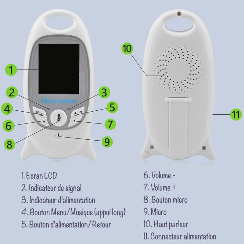 Vigilabebé con video <br> BabyMonitor™