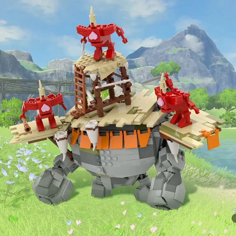 Zelda TOTK Stone Monster Lego Compatible Toy