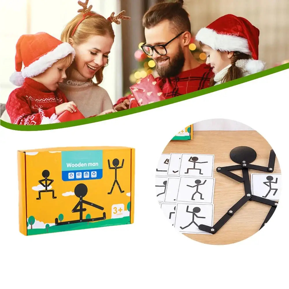 Montessori articulated figure toys