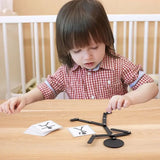 Montessori articulated figure toys