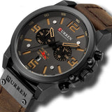 Men's Quartz Leather Watch