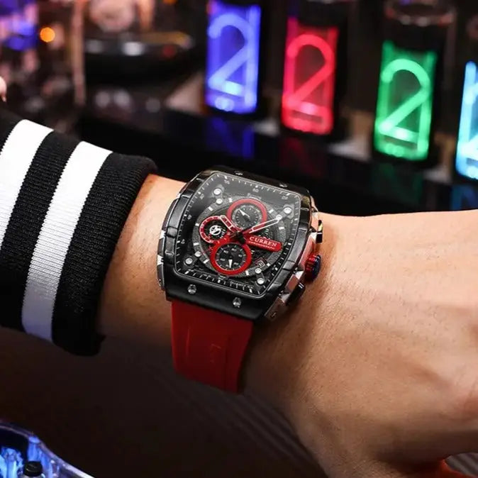 Quartz Sports Chronograph Waterproof Watch