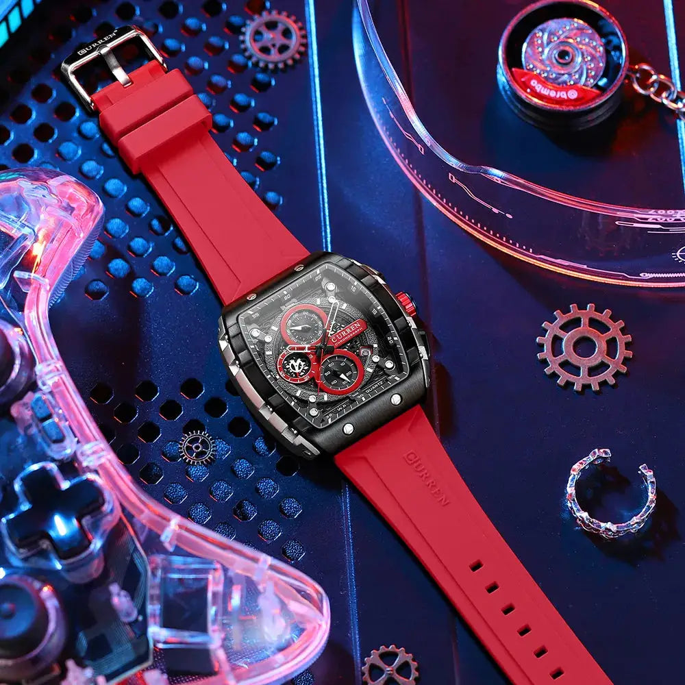 Quartz Sports Chronograph Waterproof Watch
