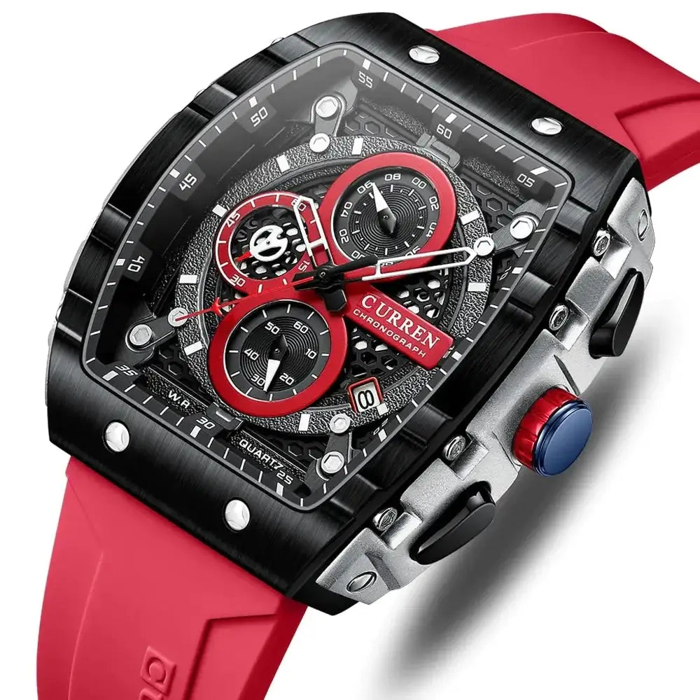 Quartz Sports Chronograph Waterproof Watch
