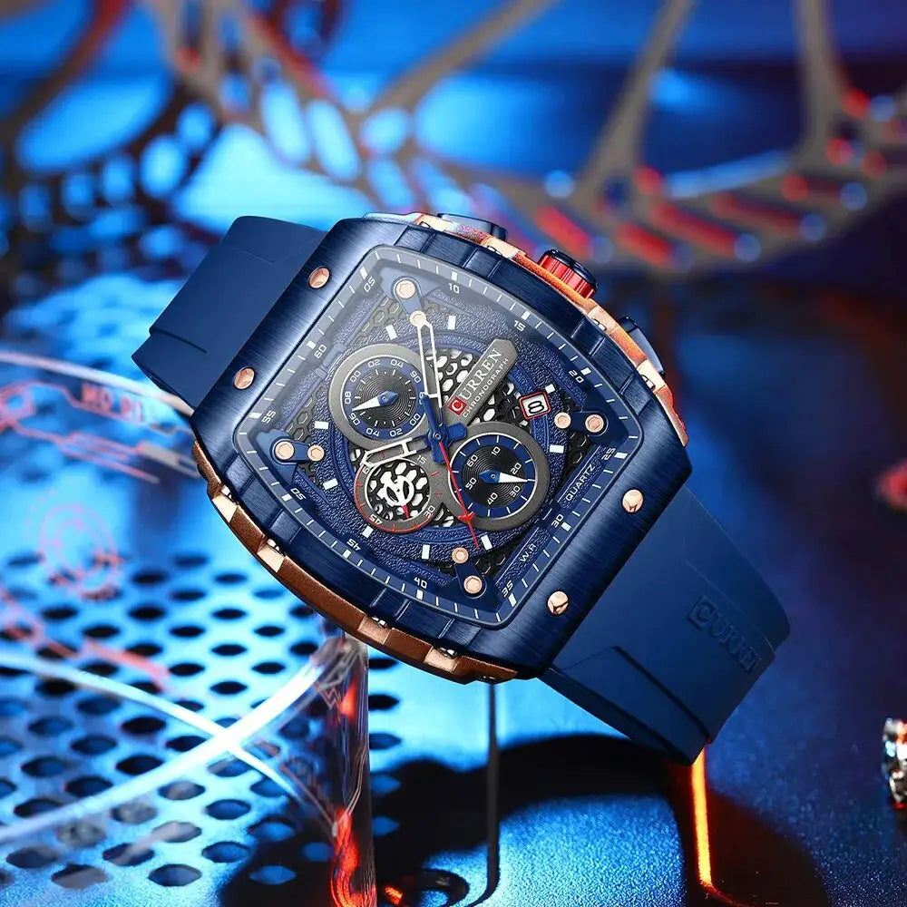 Quartz Sports Chronograph Waterproof Watch