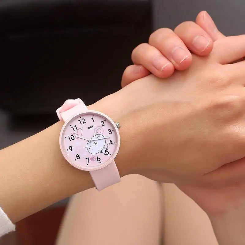 Cute Little Cat Unisex Quartz Watch