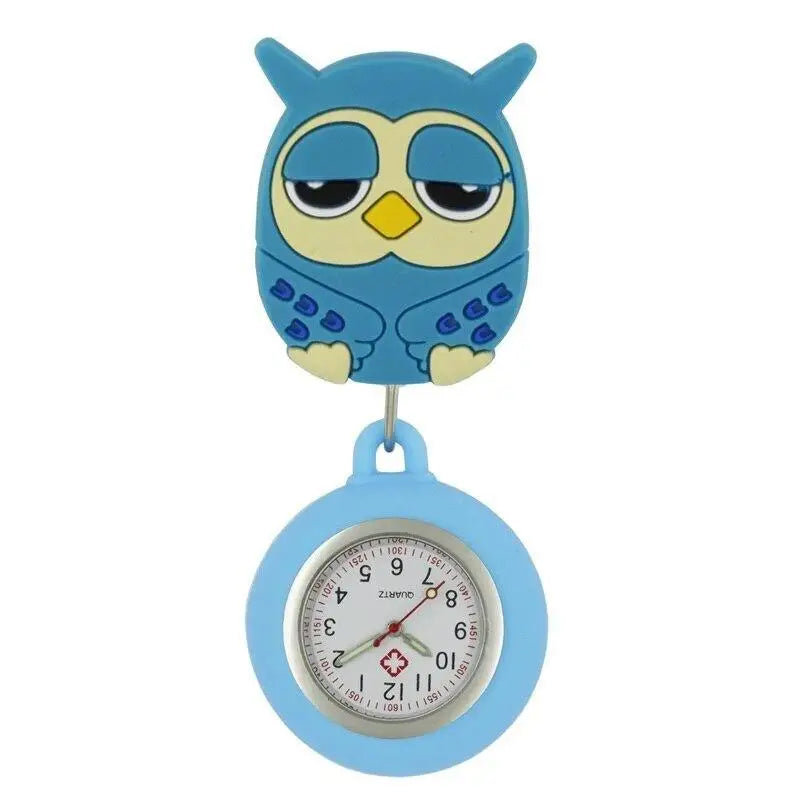 Soft rubber fob watches for nurses