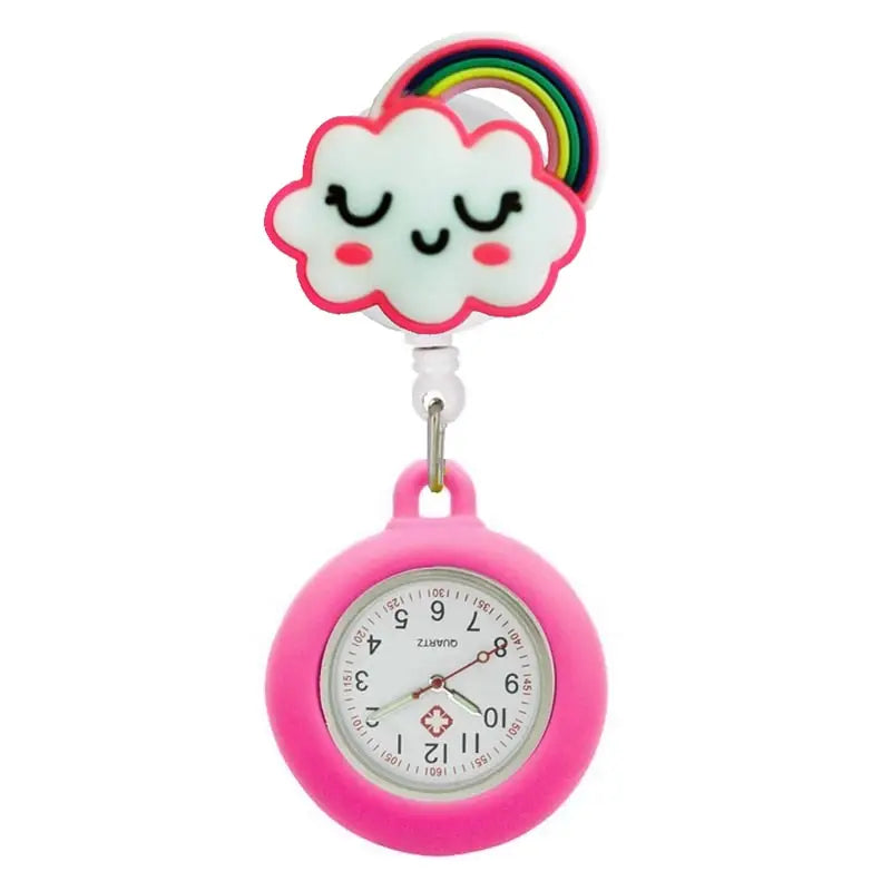 Soft rubber fob watches for nurses