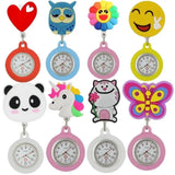 Soft rubber fob watches for nurses