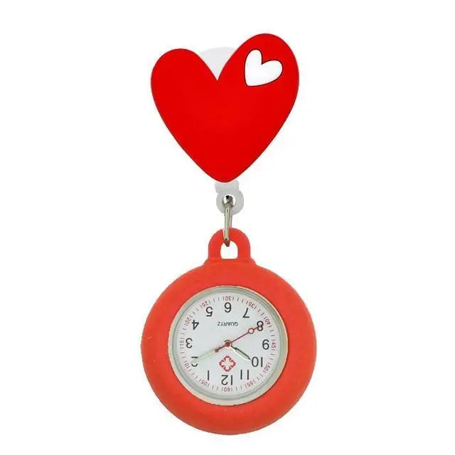 Soft rubber fob watches for nurses