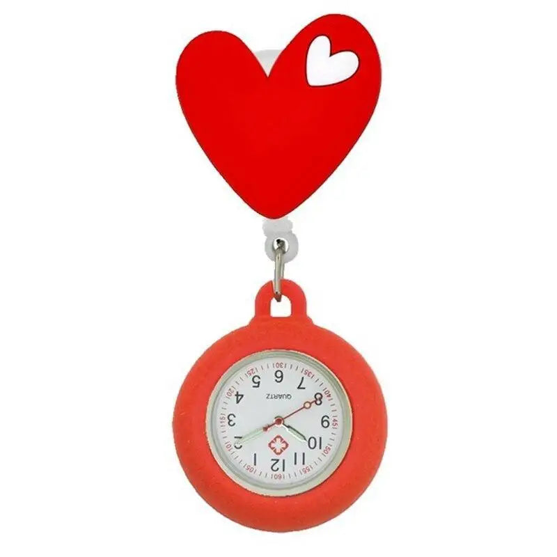 Soft rubber fob watches for nurses