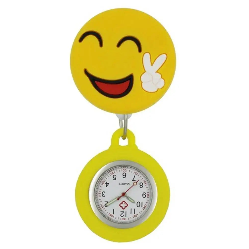 Soft rubber fob watches for nurses