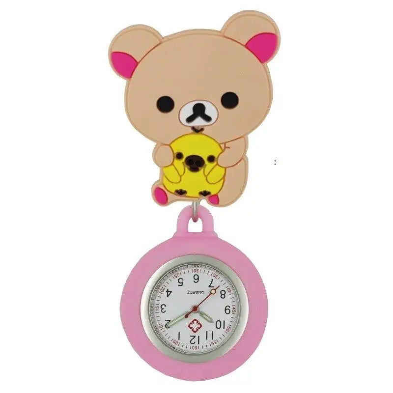 Soft rubber fob watches for nurses
