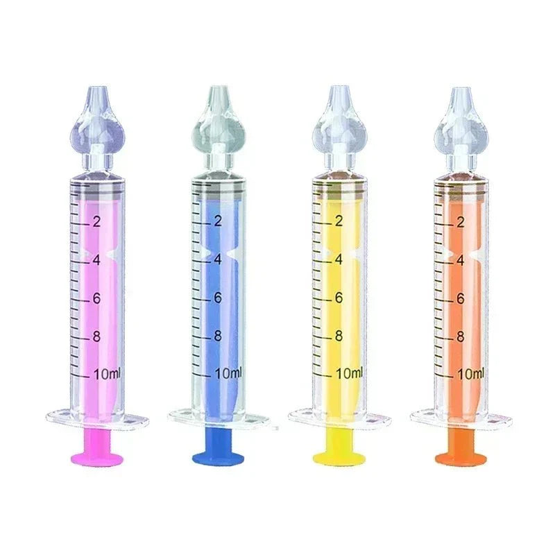 Baby Nasal Aspirator – Set of 2 to 5 Reusable Nasal Syringes (10 ml)