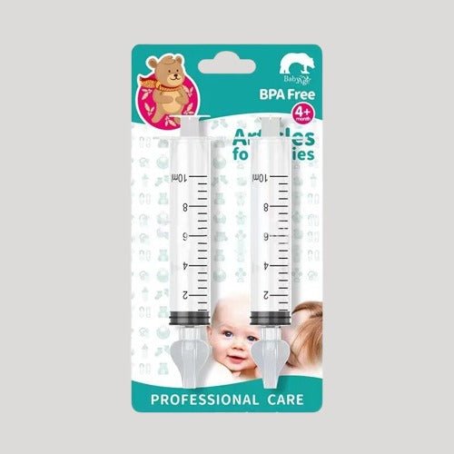 Mouche bébé – Pack de 2 seringues nasales avec embout en silicone doux - Esther