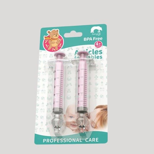 Mouche bébé – Pack de 2 seringues nasales avec embout en silicone doux - Esther