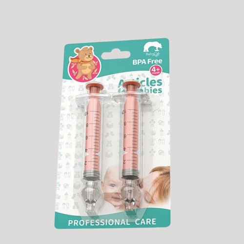 Mouche bébé – Pack de 2 seringues nasales avec embout en silicone doux - Esther