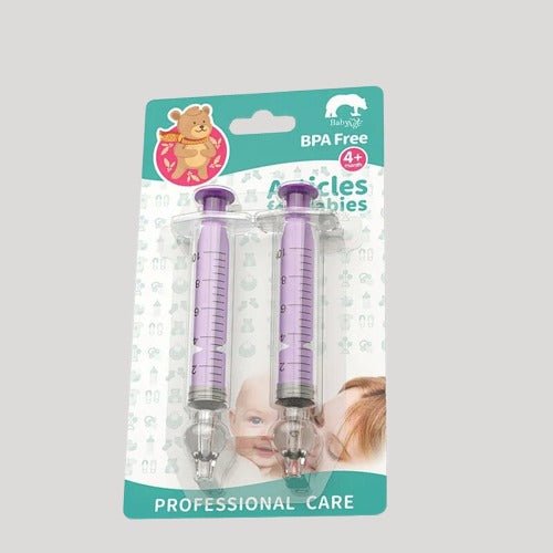 Mouche bébé – Pack de 2 seringues nasales avec embout en silicone doux - Esther
