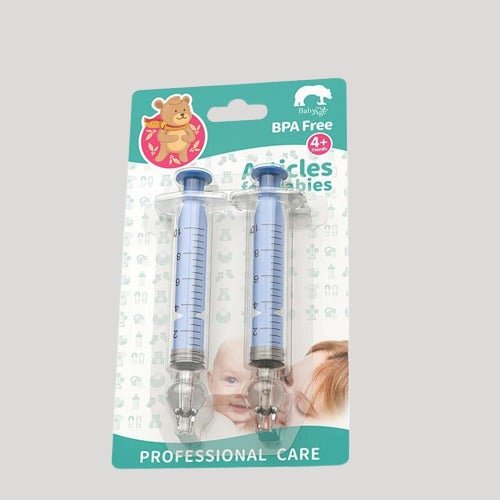 Mouche bébé – Pack de 2 seringues nasales avec embout en silicone doux - Esther