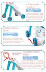Girello Musicale Regolabile per Bambini (Design di Sicurezza Anti-Ribaltamento)