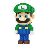 Nano blocks super mario luigi en briques colorées pour un défi créatif et une décoration unique originale
