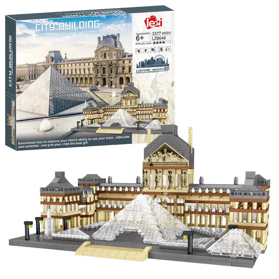Nanoblock Louvre Museum Pyramid