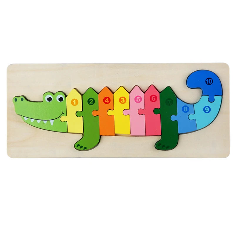 Puzzle Bois Animaux Montessori