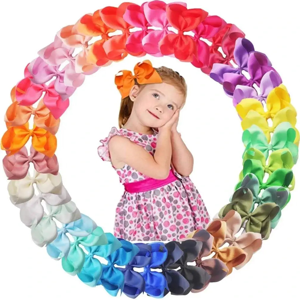 Hair Bows for Kids 40 Pcs
