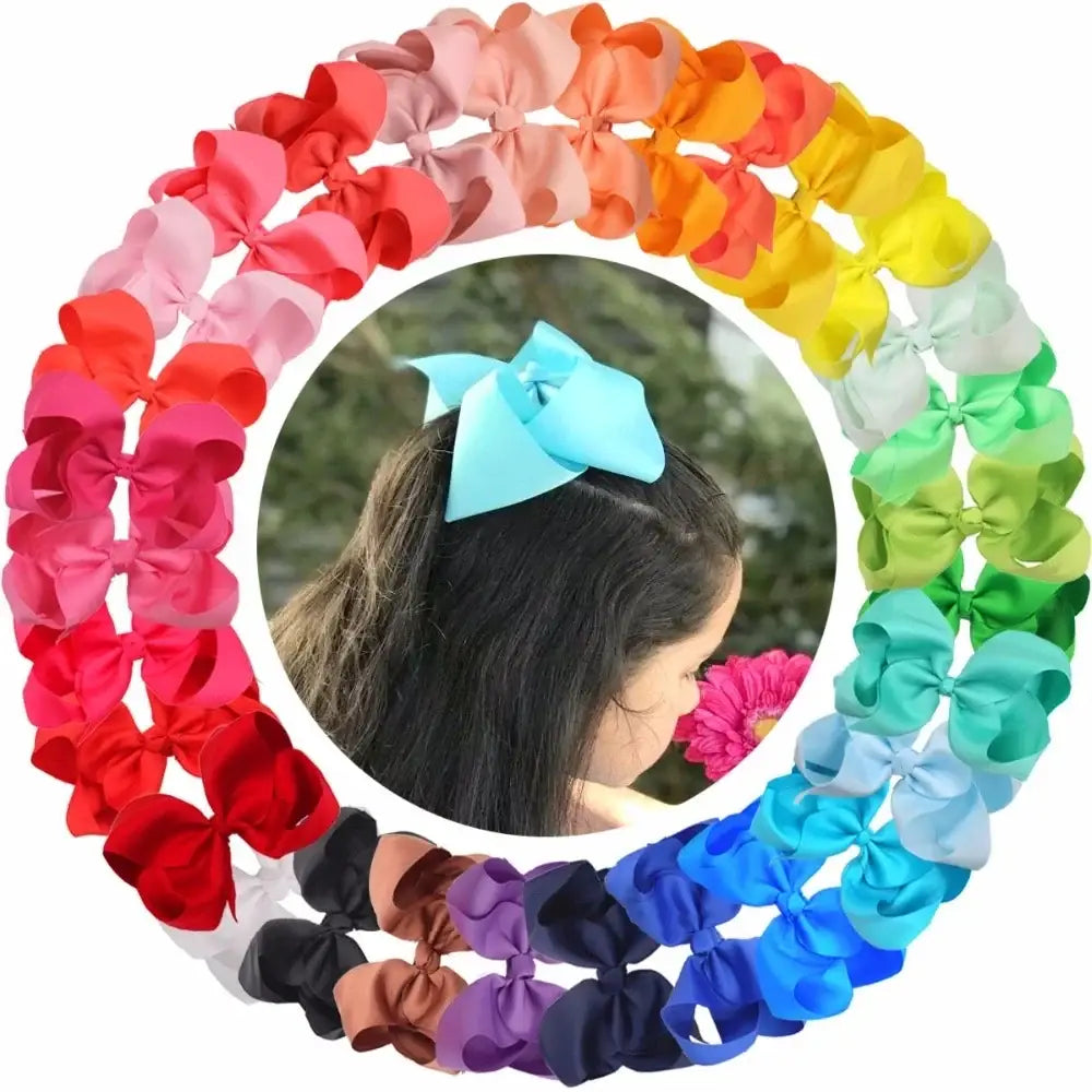 Hair Bows for Kids 40 Pcs