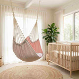 Altalena a dondolo Amaca Macramè per neonati Nordic Zen™ (Interno/Esterno)