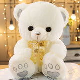 Ours en peluche - blanc, bleu et rose - Esther