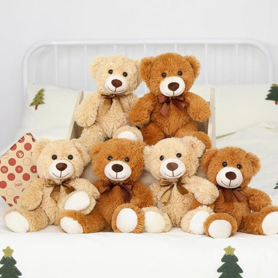 Teddy bear - Set of 5 brown teddy bears