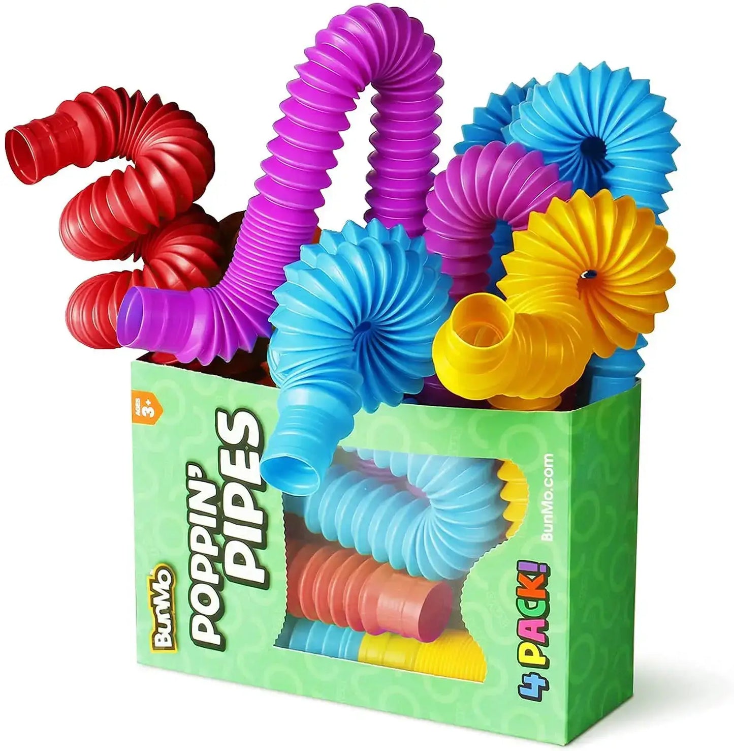 Pack of 4 Mini Anti-Stress Tubes