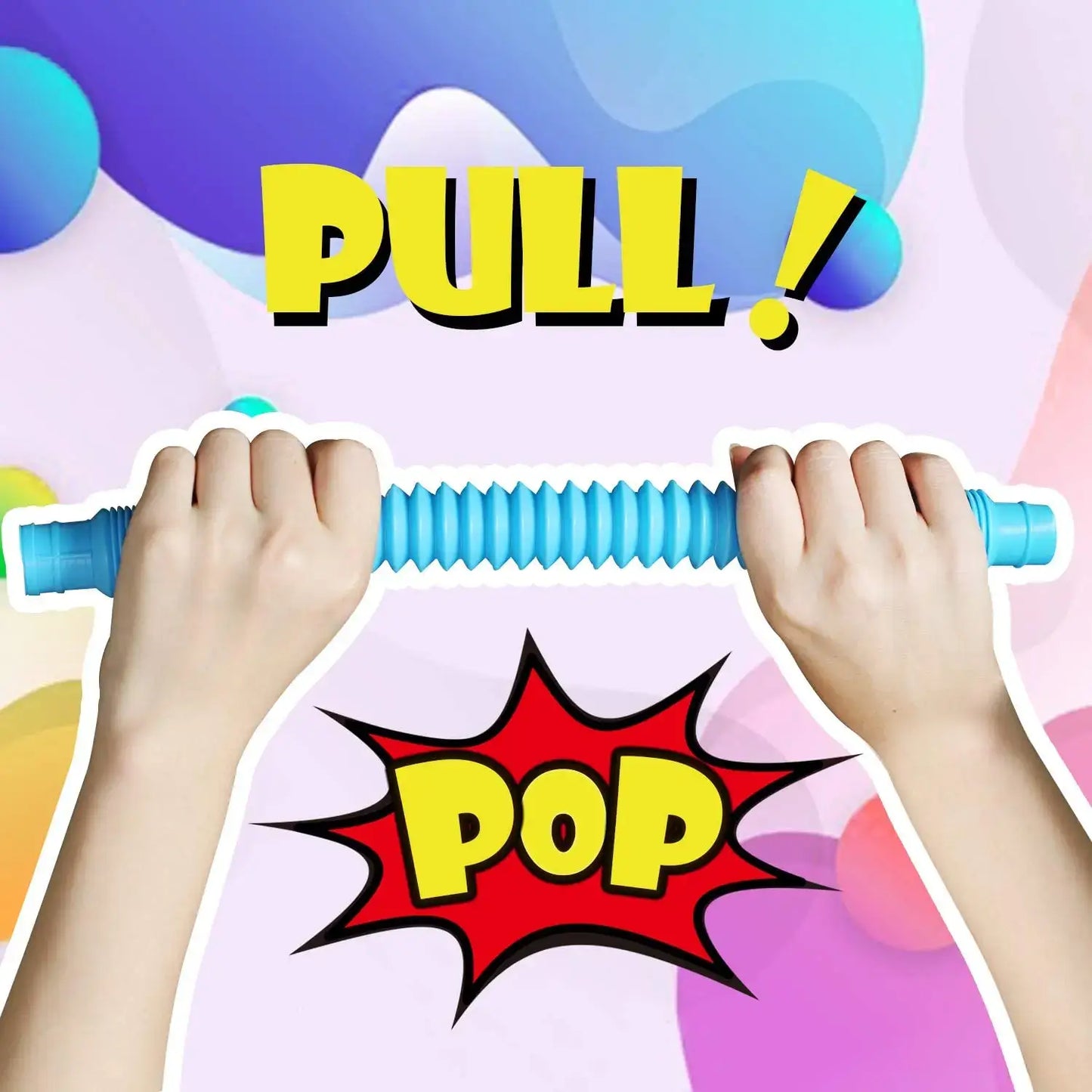 Pack of 4 Mini Anti-Stress Tubes
