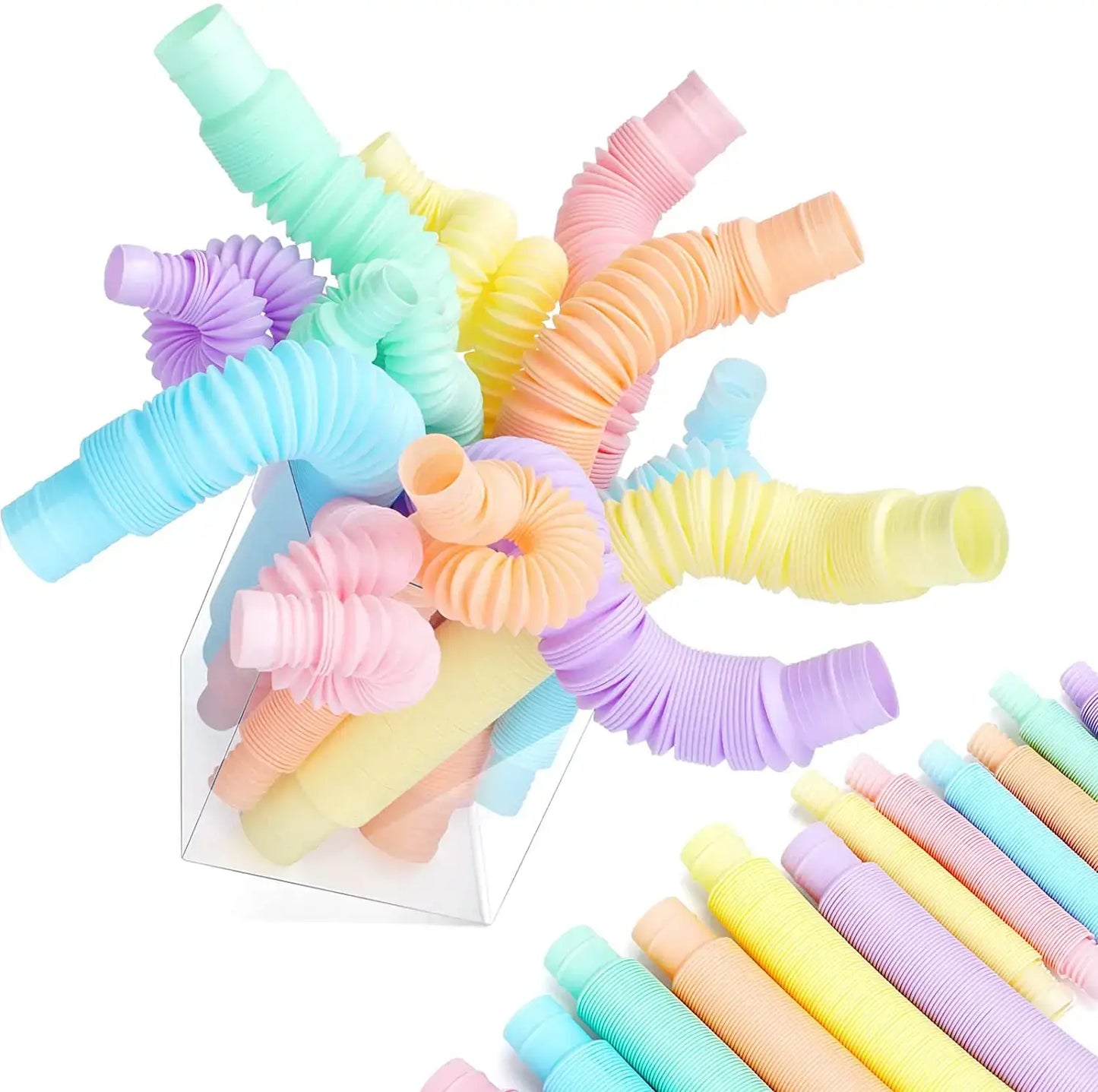 Pack of 4 Mini Anti-Stress Tubes