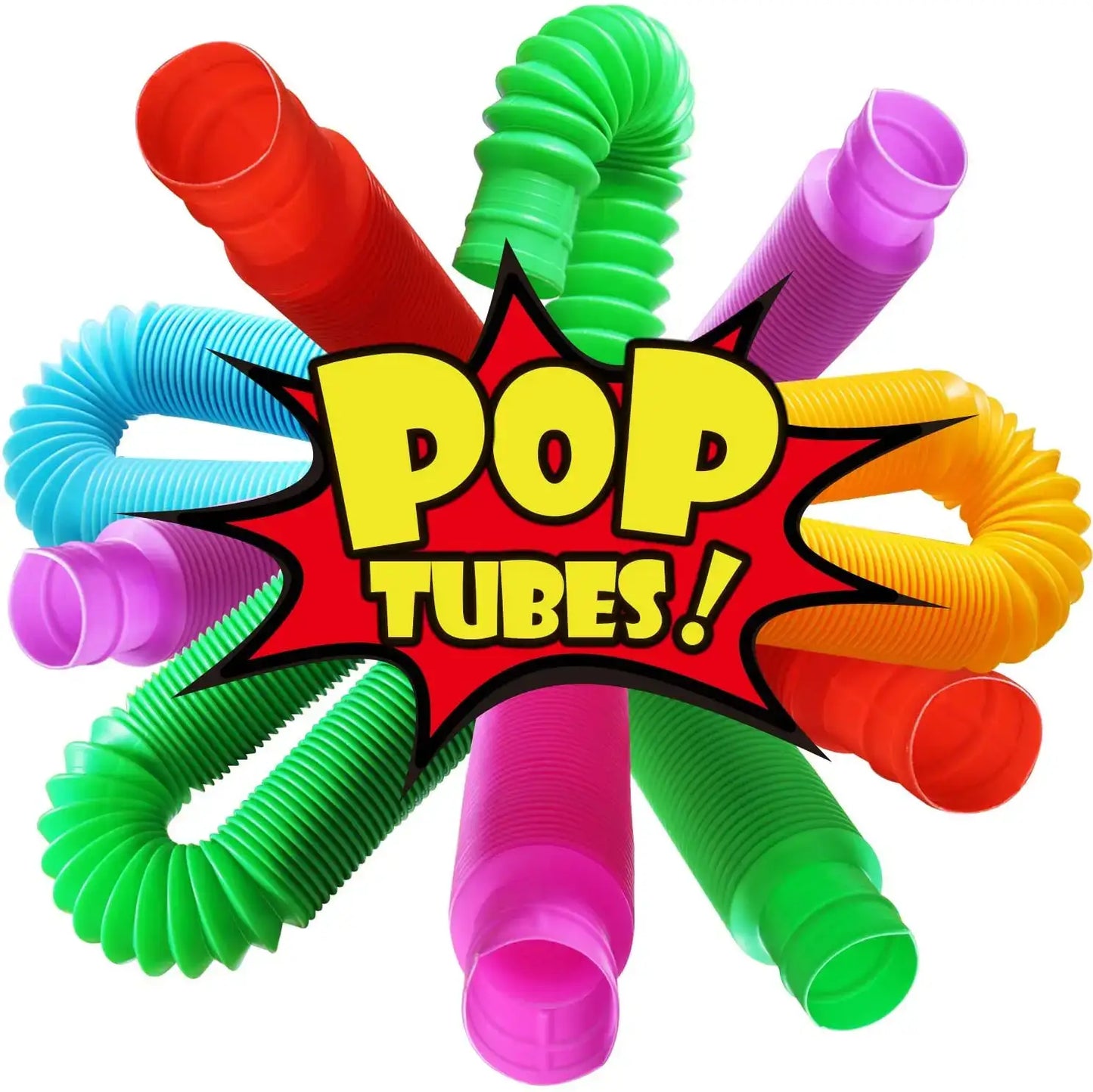 Pack of 4 Mini Anti-Stress Tubes