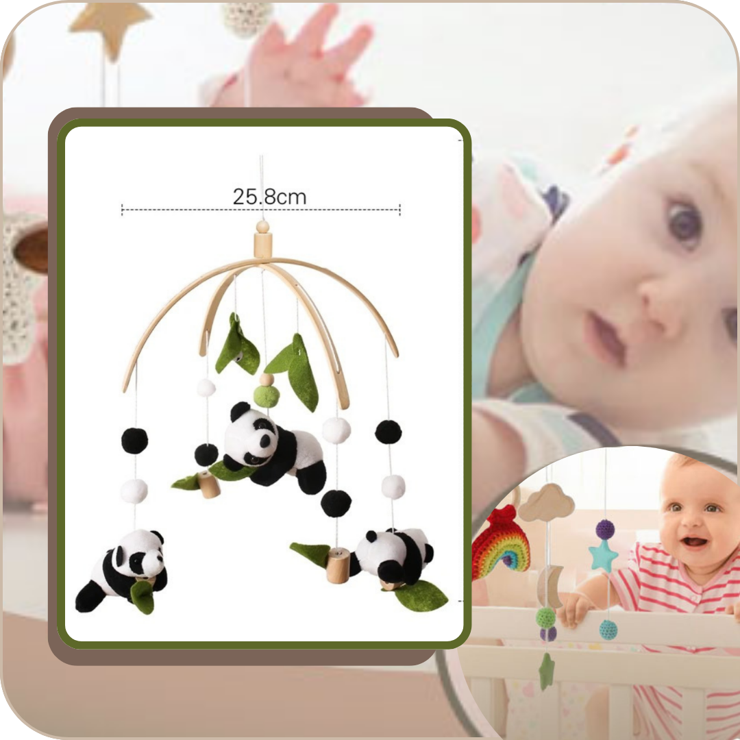 *DREAMY PANDA* Crib Mobile Peaceful nursery decoration