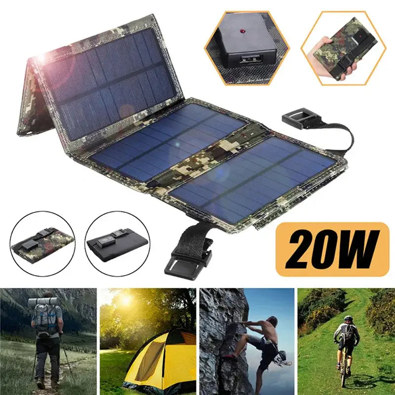 Foldable Solar Panel for Smartphone