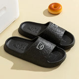 Non-slip bear-pattern slippers