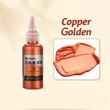 Une bouteille de 50ml de peinture acrylique effet métallique maries rouge cuivre avec une couvrance exceptionnelle