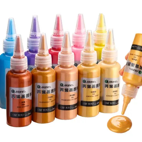 Metallic Effect Acrylic Paint for Miniatures