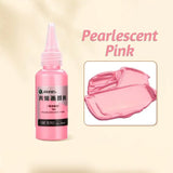 Bouteille de peinture acrylique effet métallisé rose nacré manes 154 pour figurines avec couvrance exceptionnelle