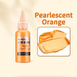 Bouteille de peinture acrylique effet métallique maries orange nacré avec couvertance exceptionnelle pour figurine