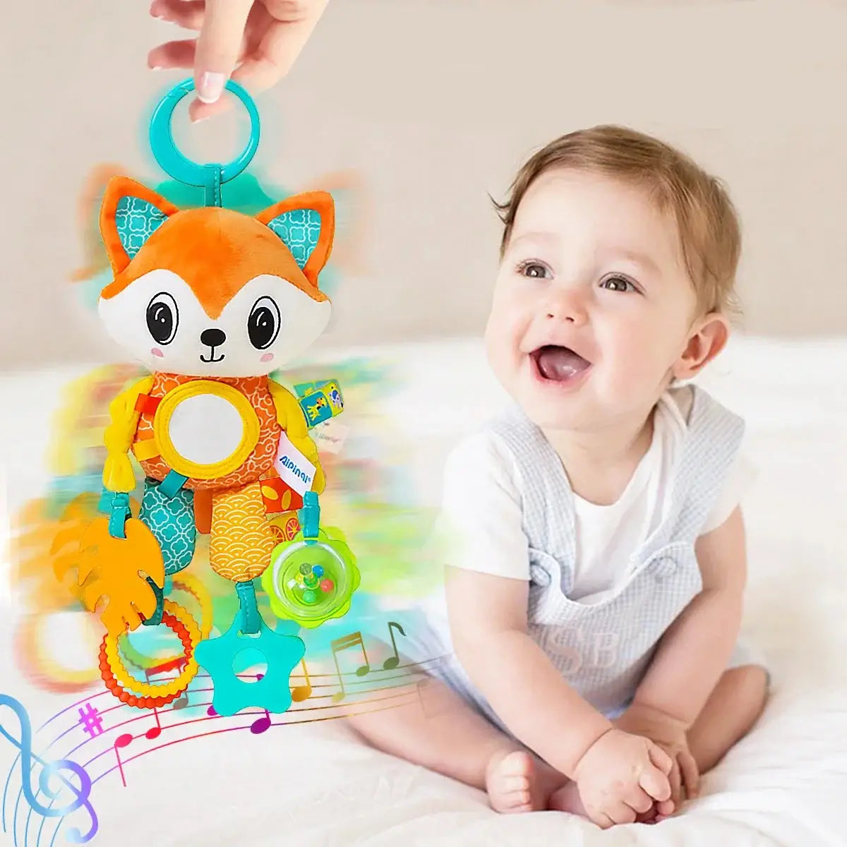 Plush teething rings