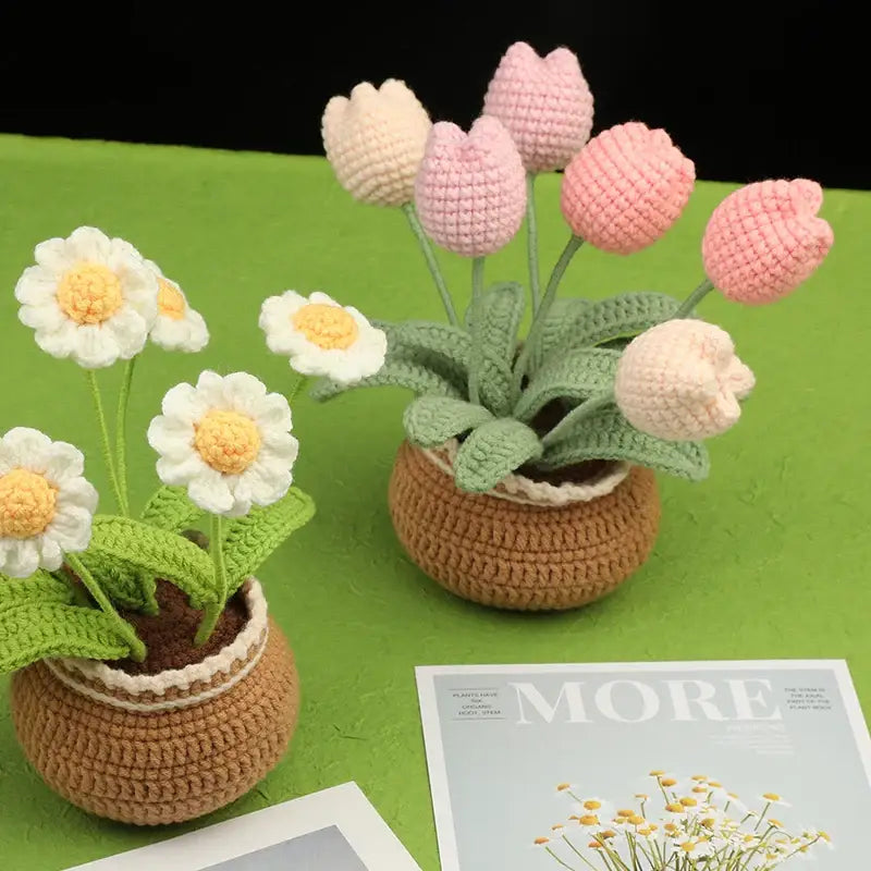Flower Pot Crochet Plushie