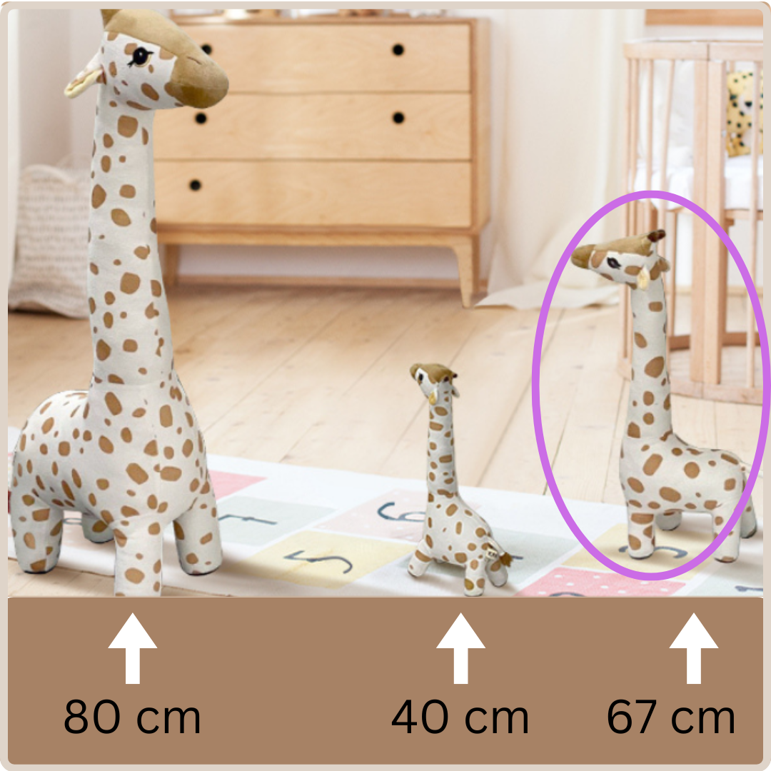 Peluche Giraffa - Adorabile peluche da piccola a grande taglia 40-67-85cm