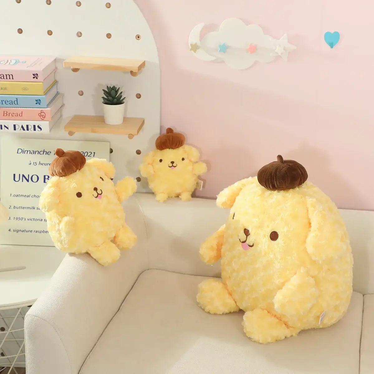 Peluche Hello Kitty Pompompurin
