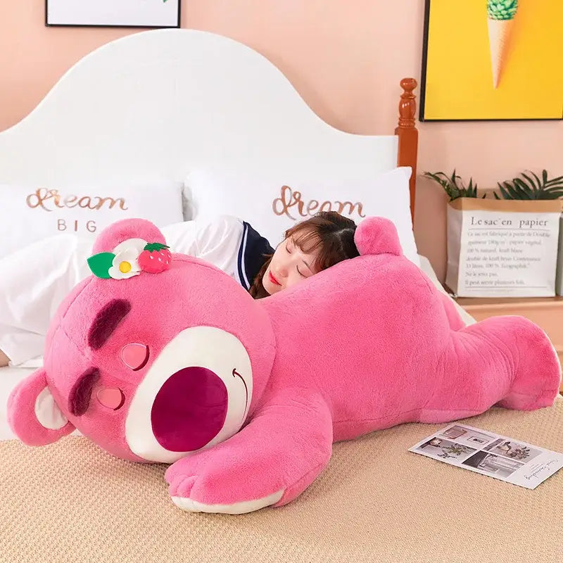 Strawberry Bear Plush Toy for Kids