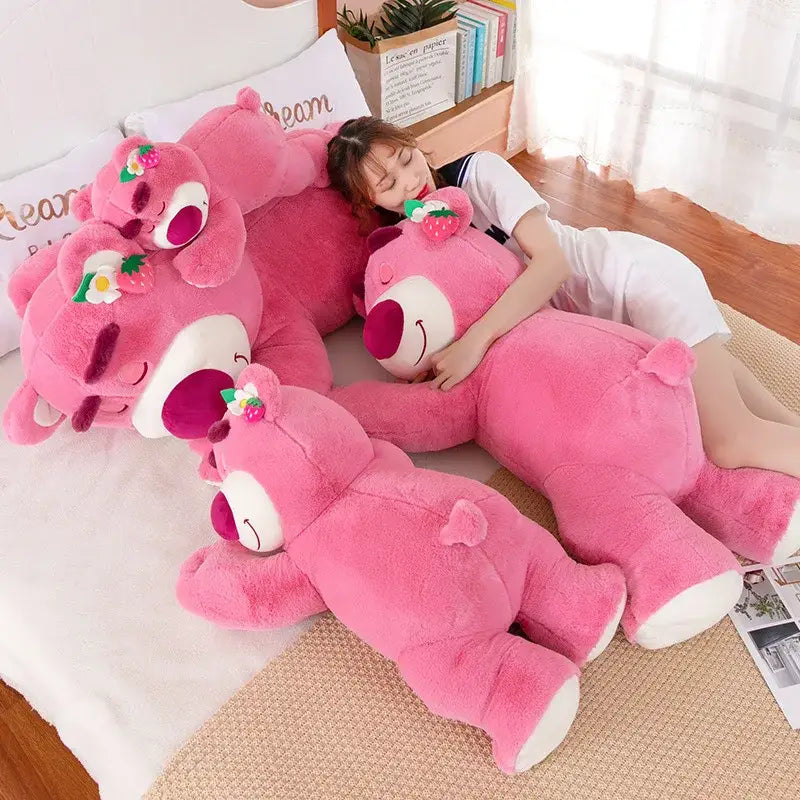 Strawberry Bear Plush Toy for Kids