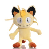 Peluche pokémon chat miaouss jaune doux avec oreilles noires et pieds orange en peluche chat miaouss collectible